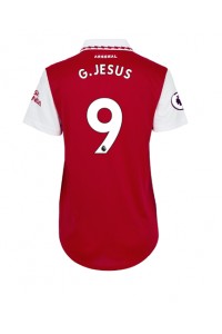 Arsenal Gabriel Jesus #9 Fotballdrakt Hjemme Klær Dame 2022-23 Korte ermer